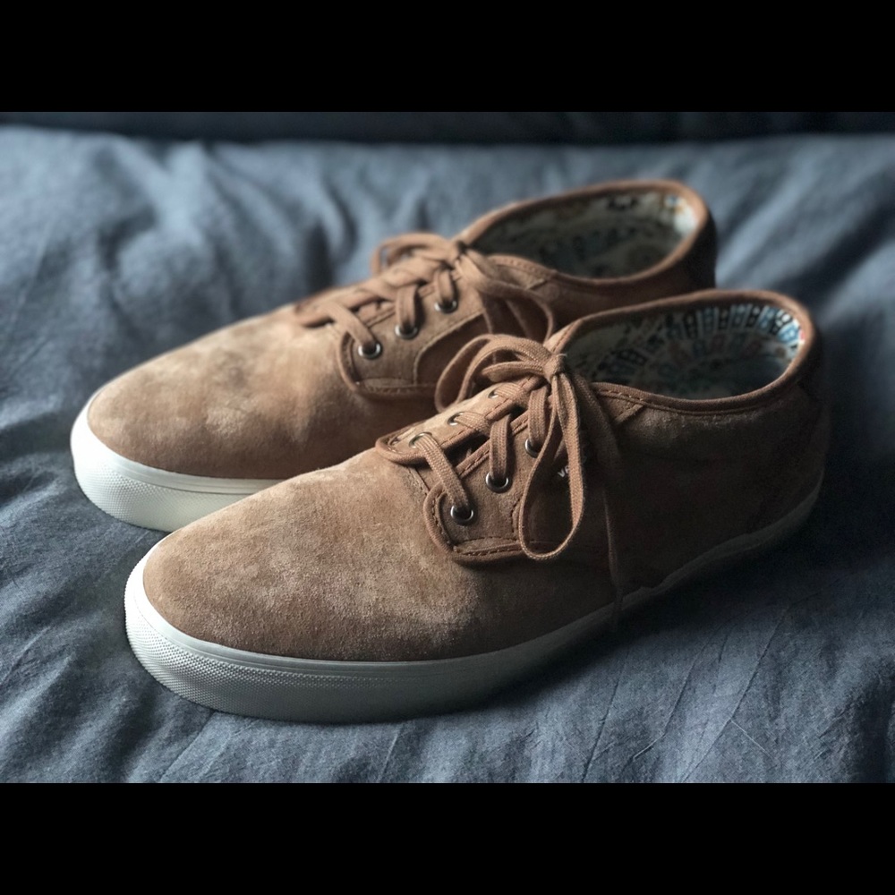 Men’s Vans Chima Pro UltraCush Tan Suede Shoes